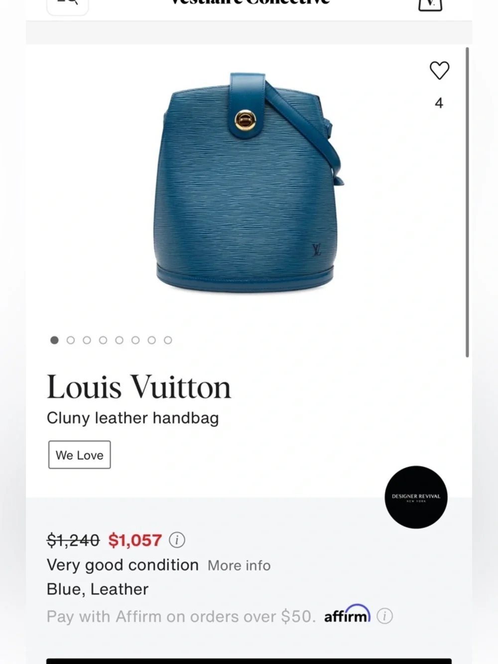 Louis Vuitton M52255 EPi Cluny shoulder Bag